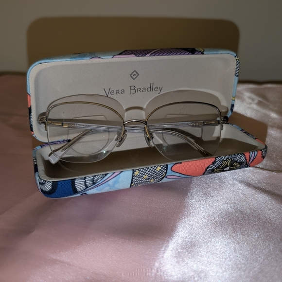 Vera Bradley Eyeglass Frames with Floral Case - Picture 1 of 6